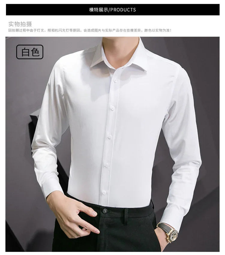 Men’s Slim Fit White Shirt