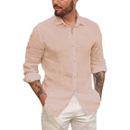 Lightweight Linen Beach Shirt
