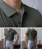 Slim Stripe Polo – Refined Elegance