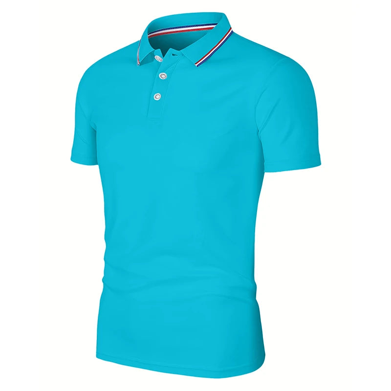 The Brighton Tricolor Accent Polo
