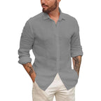 Lightweight Linen Beach Shirt