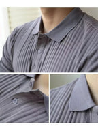 Slim Stripe Polo – Refined Elegance