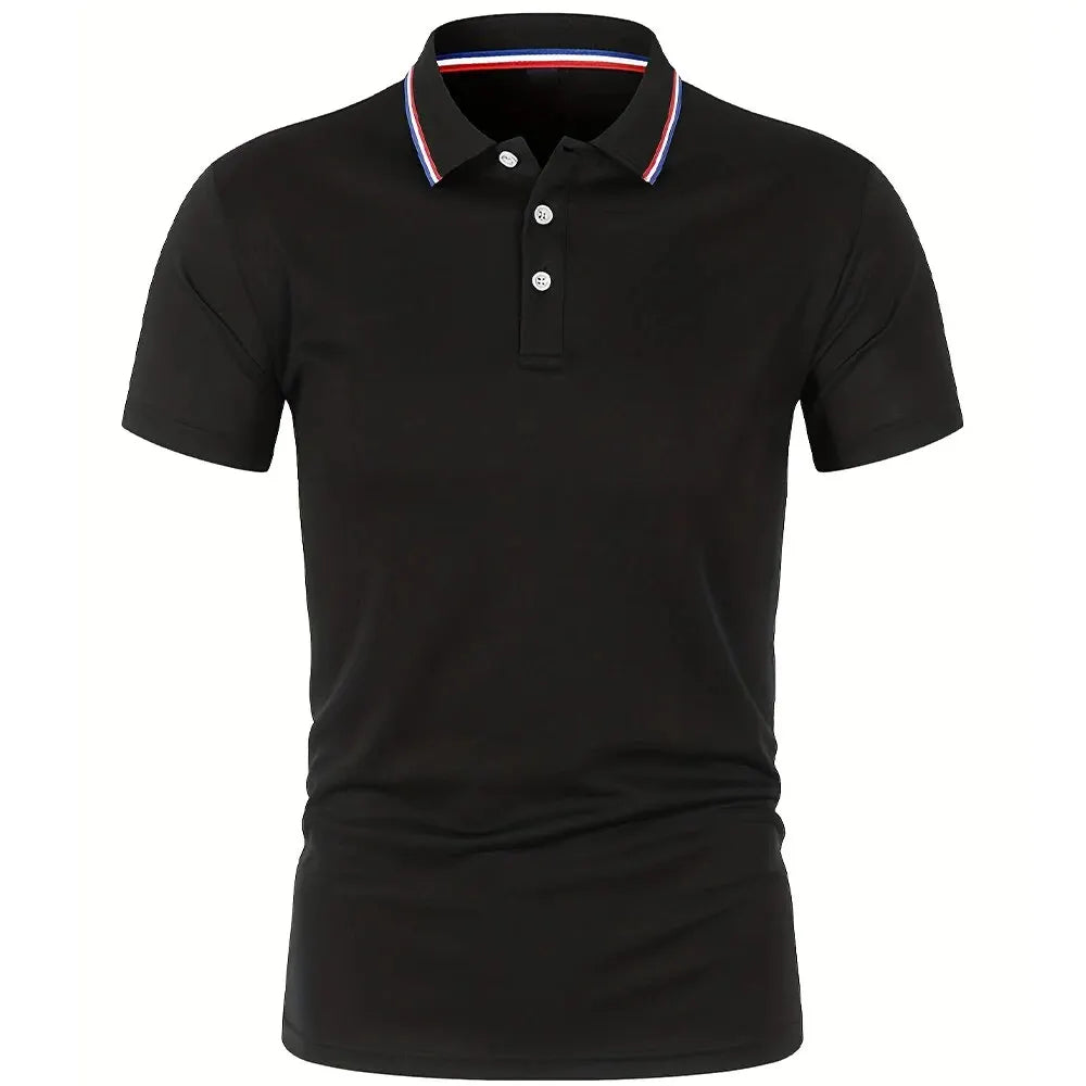 The Brighton Tricolor Accent Polo