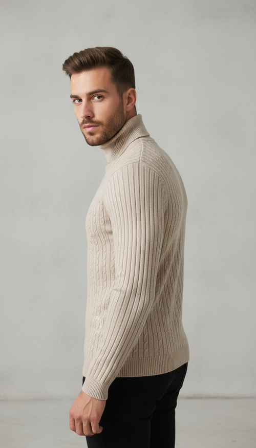 High-Neck Sweater – Autumn/Winter Warmth & Style